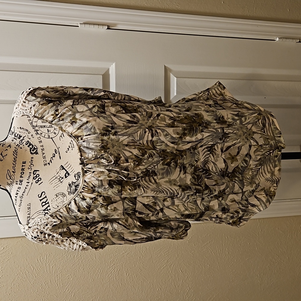 Once & Again women's large blouse  0490